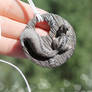 Pendant - Silver Squirrel on a tree