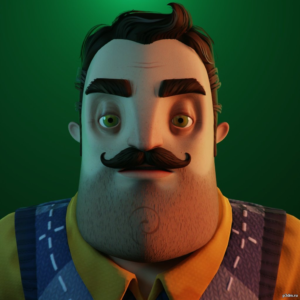 Neighbor - Hello Neighbor 2 3D model by khalil1997 on DeviantArt