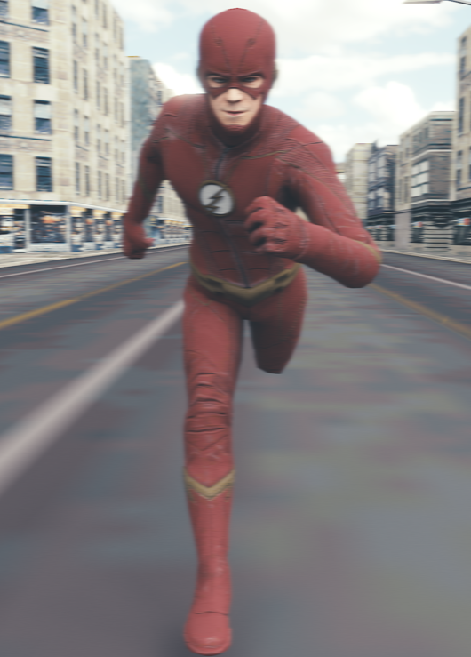 Flash CW 3D Model with Animations by khalil1997 on DeviantArt