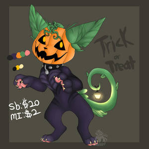 (CLOSED) Trick or treat Adoptable Auction