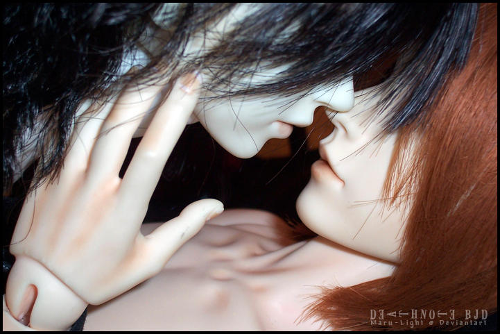 Death Note Bjd Death Note BJD: Light x L Kiss by Maru-Light on DeviantArt
