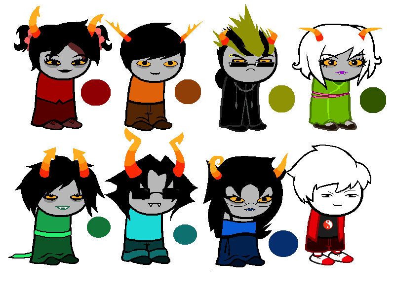 Homestuck Troll Adoptables (Plus One Kid!)