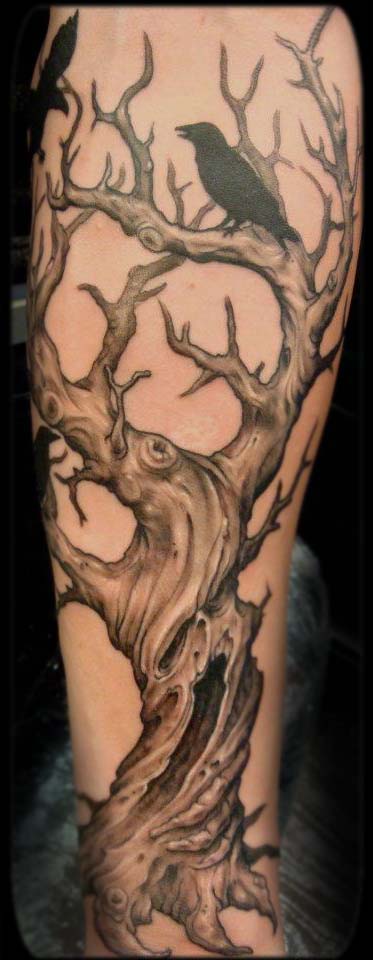 Creepy Tree Tattoo By Cbader On Deviantart Creepy Tree Tattoo By Cbader On Deviantart