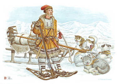 A Cossack from North-East,  end. XVII - XVII c.