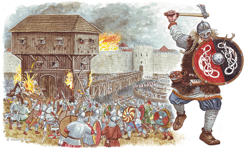 Первое нападение. Норманны Викинги. Осада Парижа норманнами. Норманны Нормандцы Викинги Варяги. Осада Парижа (885-886).