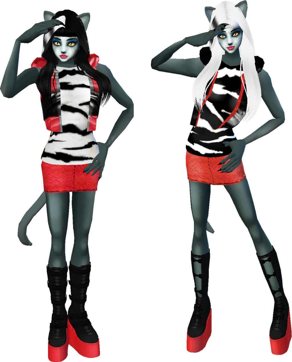 Purrsephone And Meowlody by monstermaster13 on DeviantArt