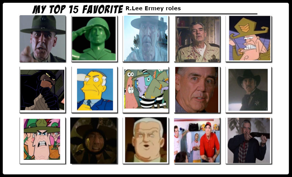 Cartoon R. Lee R.Lee Ermey Tribute. by monstermaster13 on DeviantArt