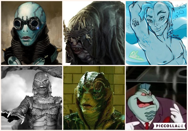 Fish-Men Collage. by monstermaster13 on DeviantArt