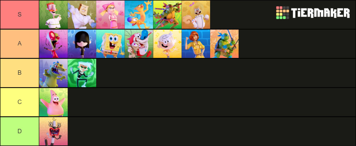 All-Star Brawl Main Roster Tier by monstermaster13 on DeviantArt