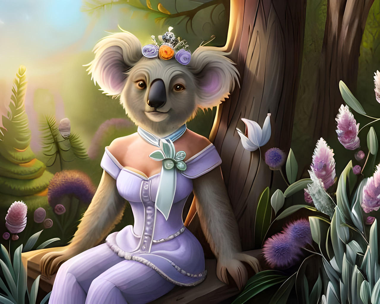 Royal Koala-Girl. by monstermaster13 on DeviantArt