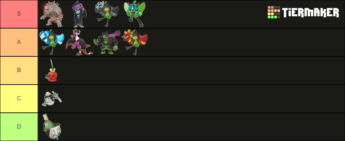 Green Shiny Pokemon Tier List by OddRed496 on DeviantArt