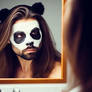 Panda In The Mirror.