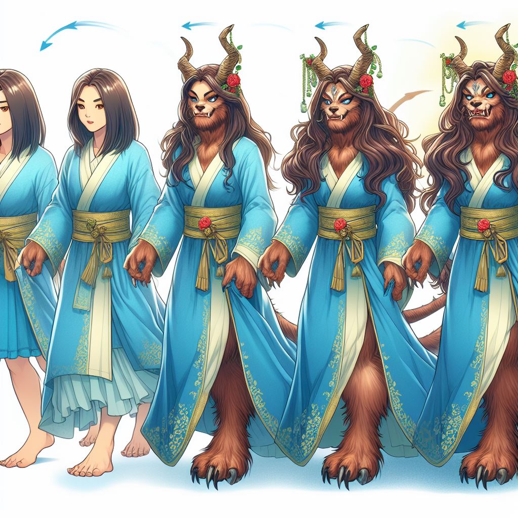 Beast Post Transformation Genderbend Beast TF Sequence. by monstermaster13 on DeviantArt