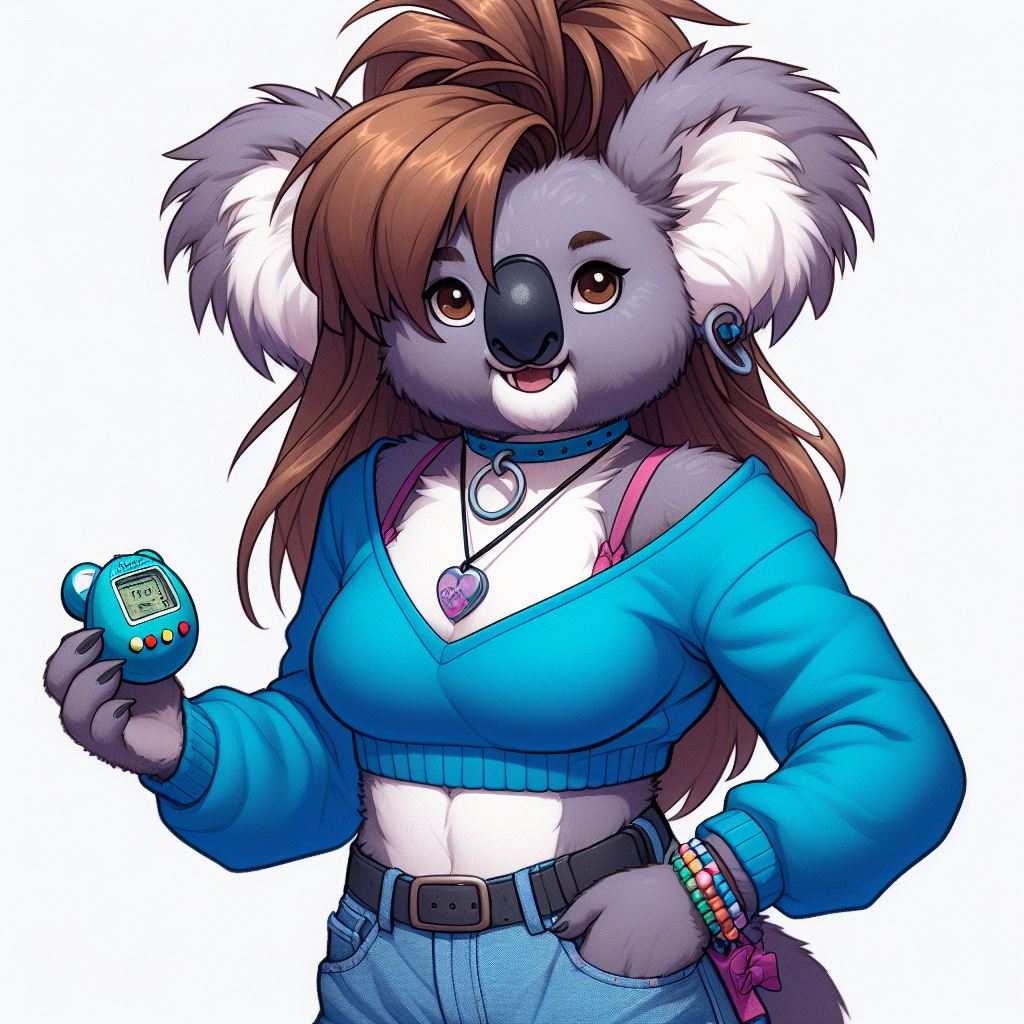 Mini Mel Deviantart 90s Mel With Mullet Hairstyle. by monstermaster13 on DeviantArt