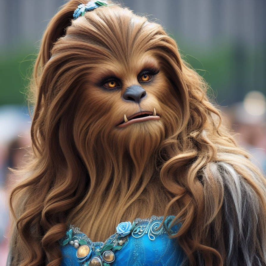 Such A Cute Wookie-Girl. by monstermaster13 on DeviantArt