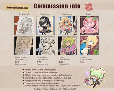 Commission open