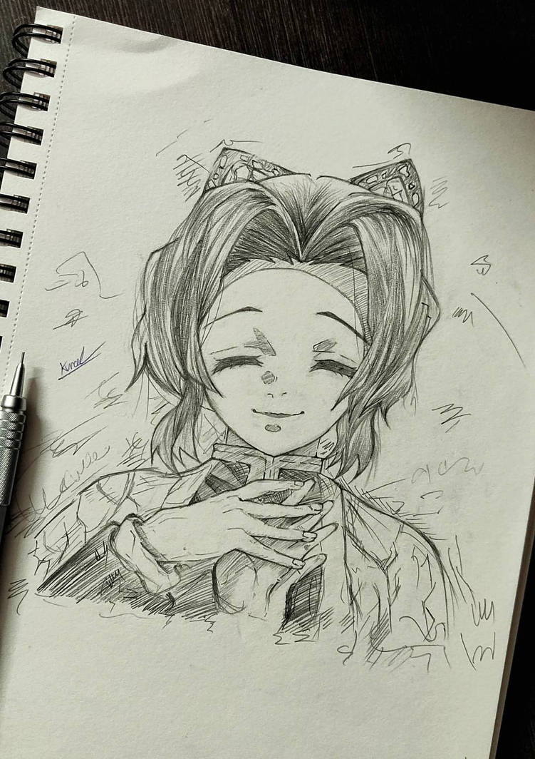 Shinobu Kocho from demon slayer by kubarusketch on DeviantArt