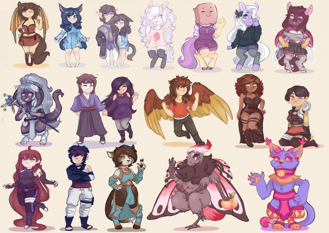 Position Paper Examples Chibi Chibi Sheet 1 by Shiibah on DeviantArt