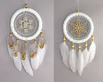 White Snowflake Dreamcatchers by Ailinn-Lein