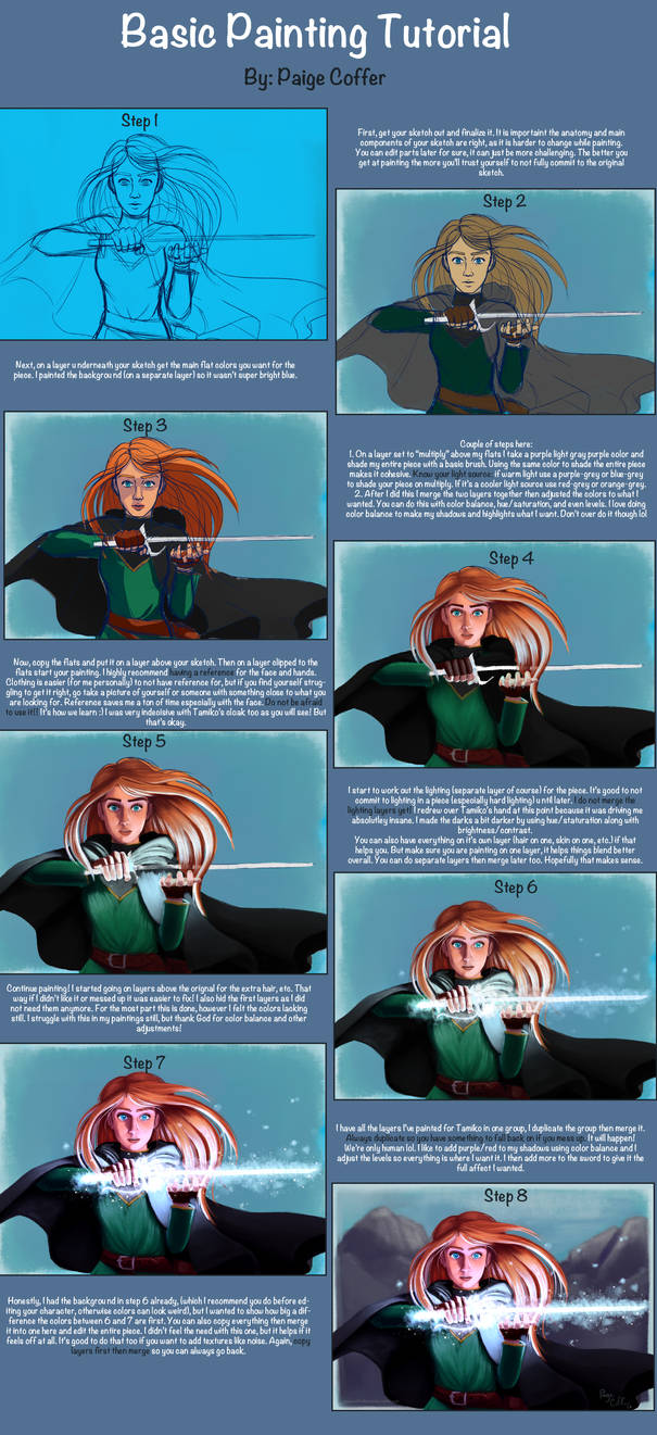 Basic Coloring Animation Basic Coloring Tutorial by paigemichael on DeviantArt