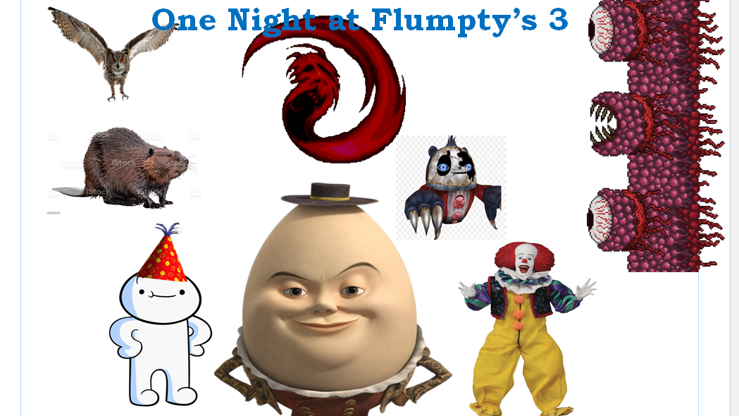 So I played One Night at Flumpty's 3 by SteelWingedFlygon on DeviantArt