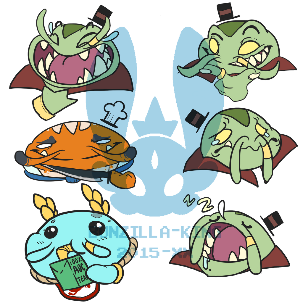 Tahm Kench Emotes by Megabunzilla on DeviantArt