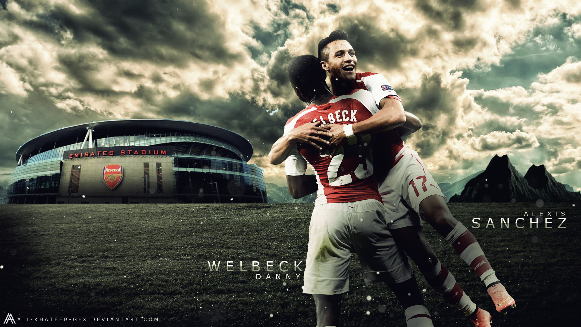 Danny Welbeck-Alexis Sanchez HD Wallpaper