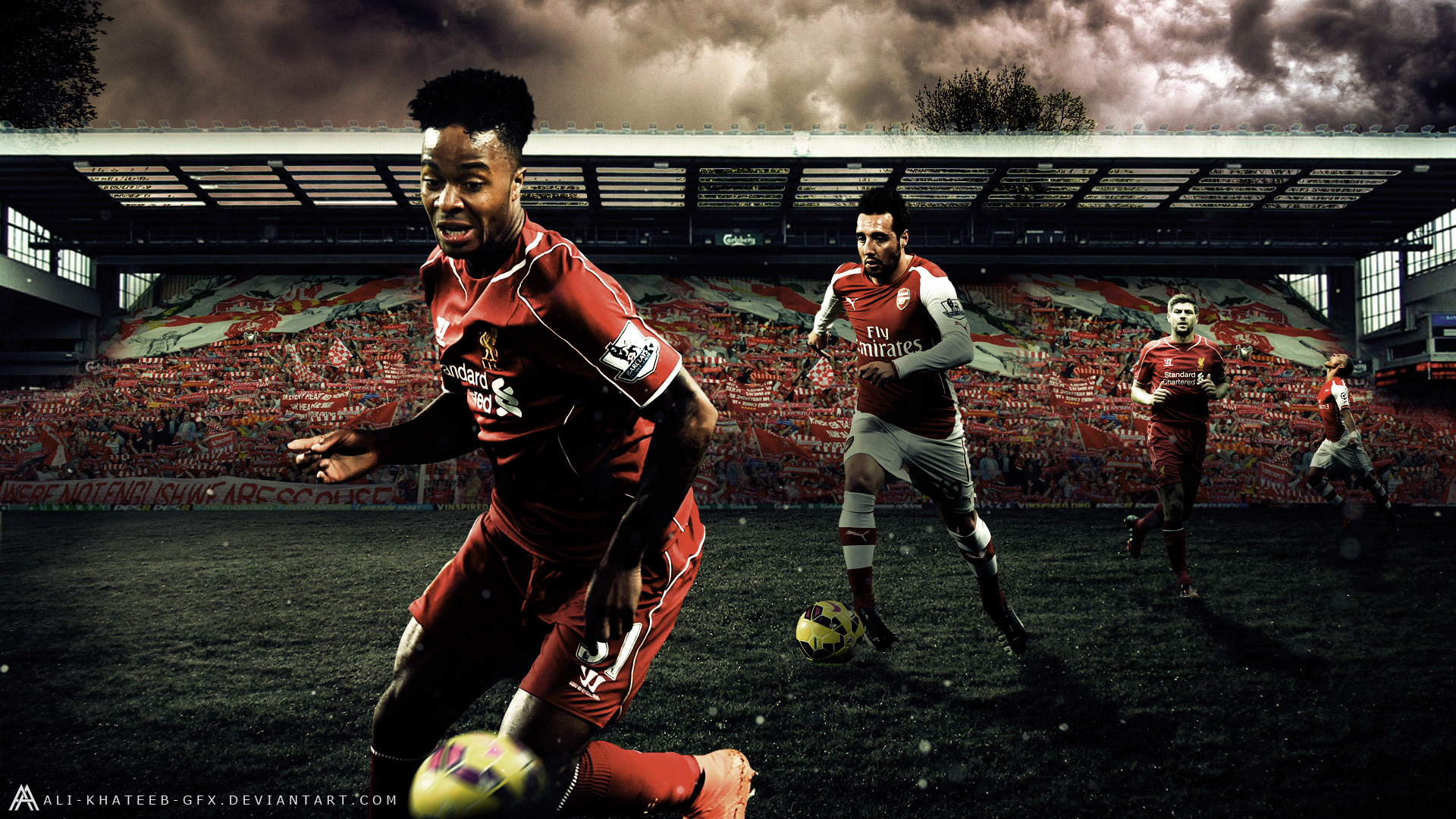 Liverpool v Arsenal (The Grand Battle) Wallpaper