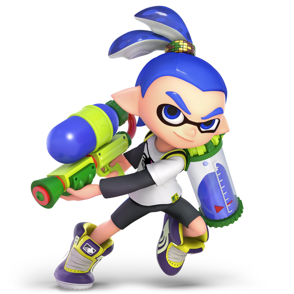 Super Smash Bros. Ultimate 64. Inkling Male by pokemonabsol on