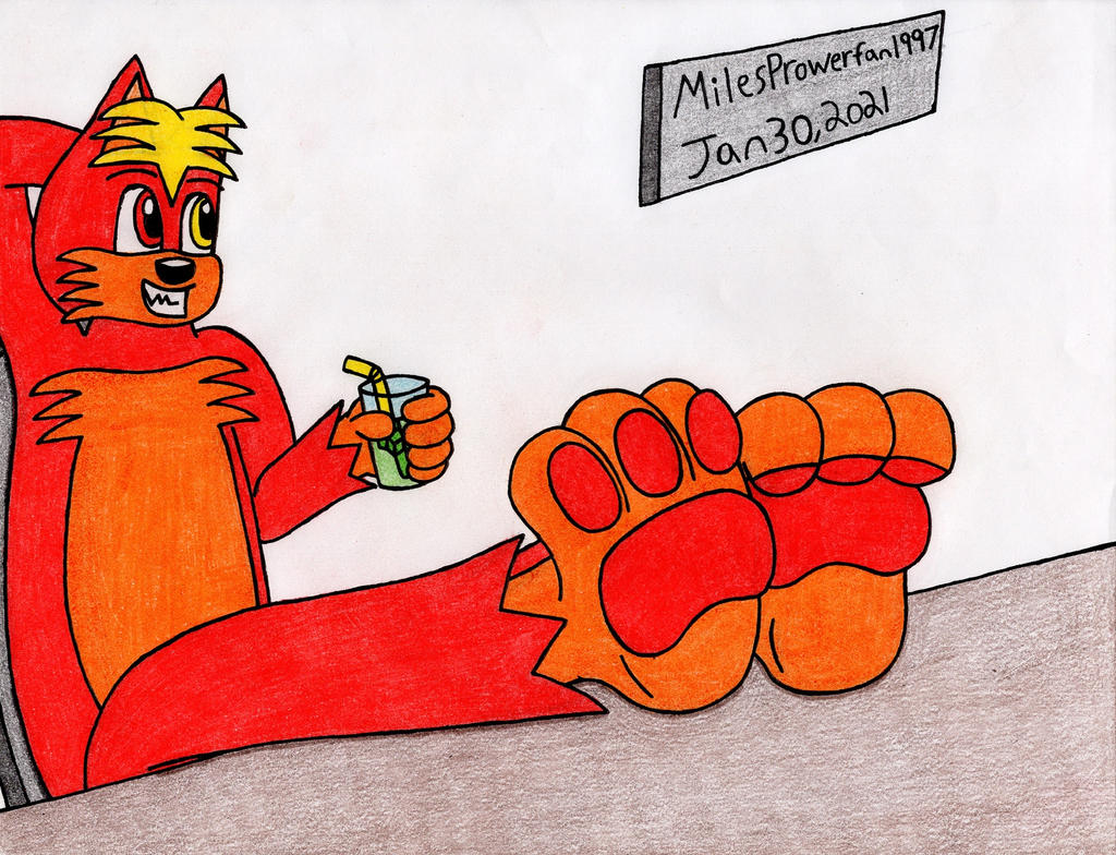Phoenix leaning back (2021 Redraw)