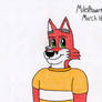 Red anthro fox (Redesign)