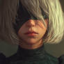 2b from nier automata wallpaper