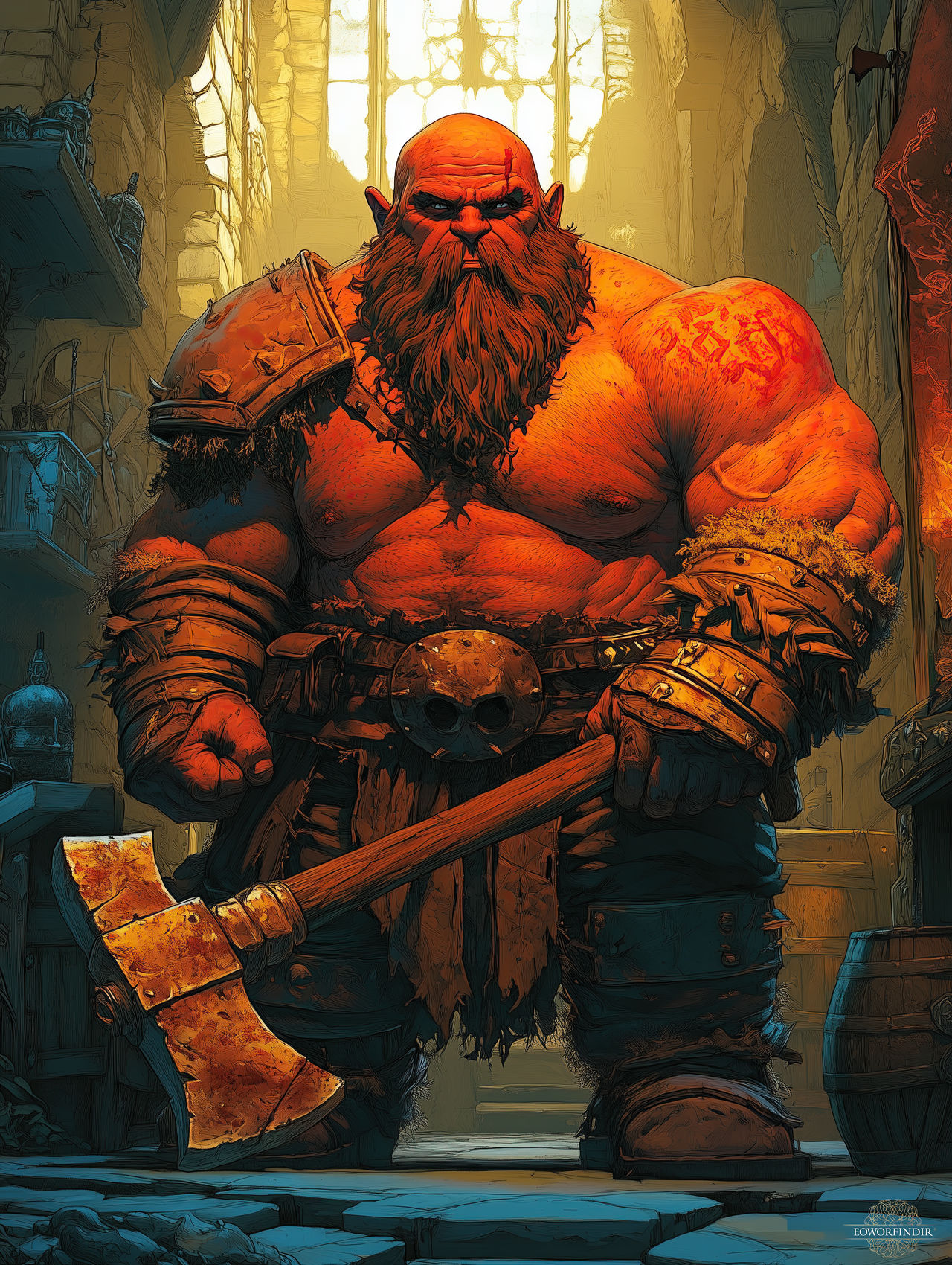 Dwarf Warrior by Eoworfindir on DeviantArt
