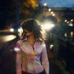 Girl on the road by s27w
