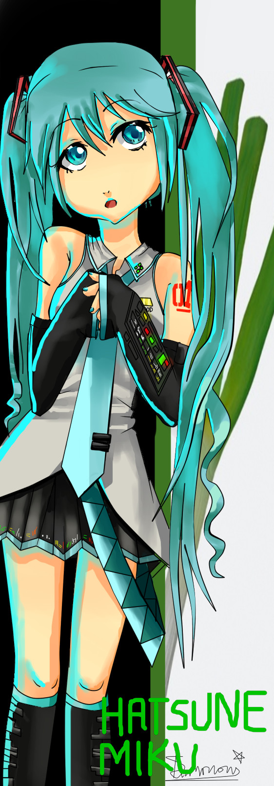 miku hatsune coloured