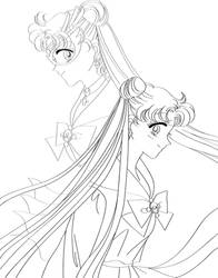 Sailor Moon and Usagi