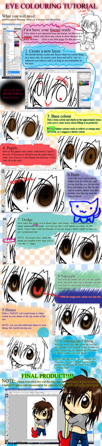 Eye colouring tutorial