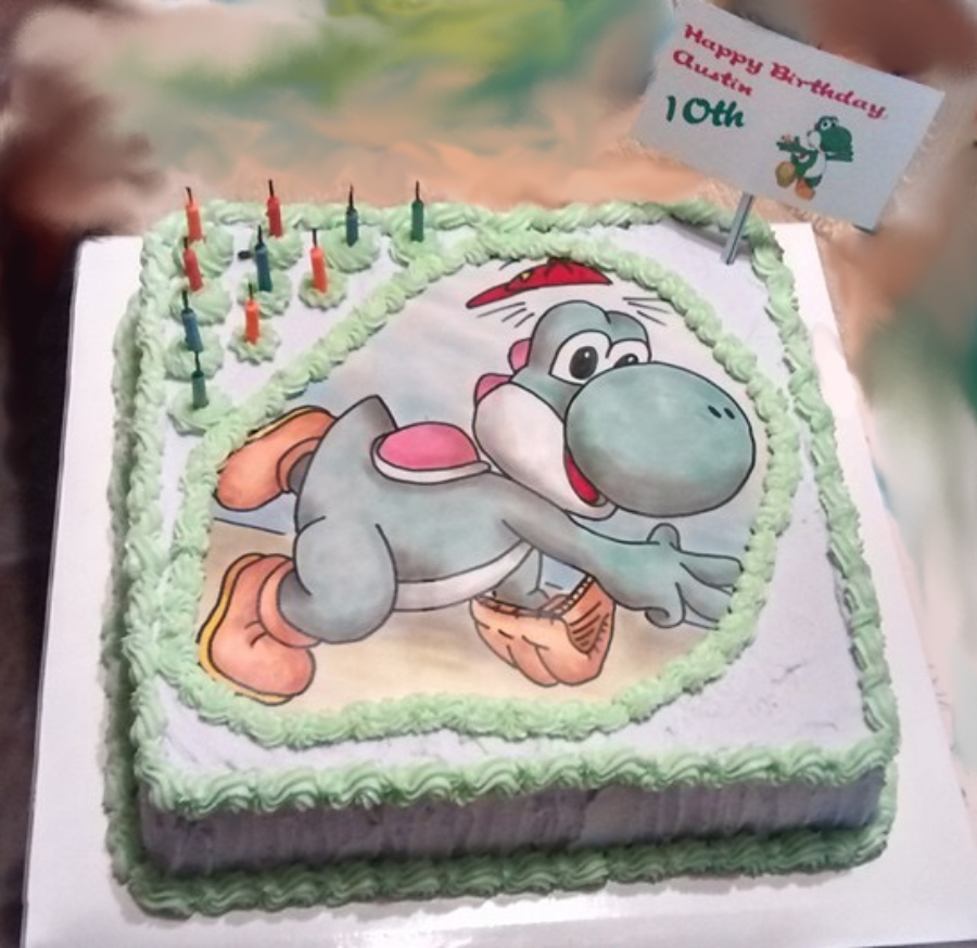 Yoshi Cake