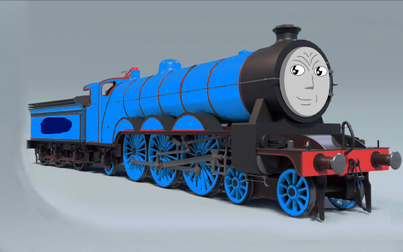 The blue engine by trainboy487960 on DeviantArt