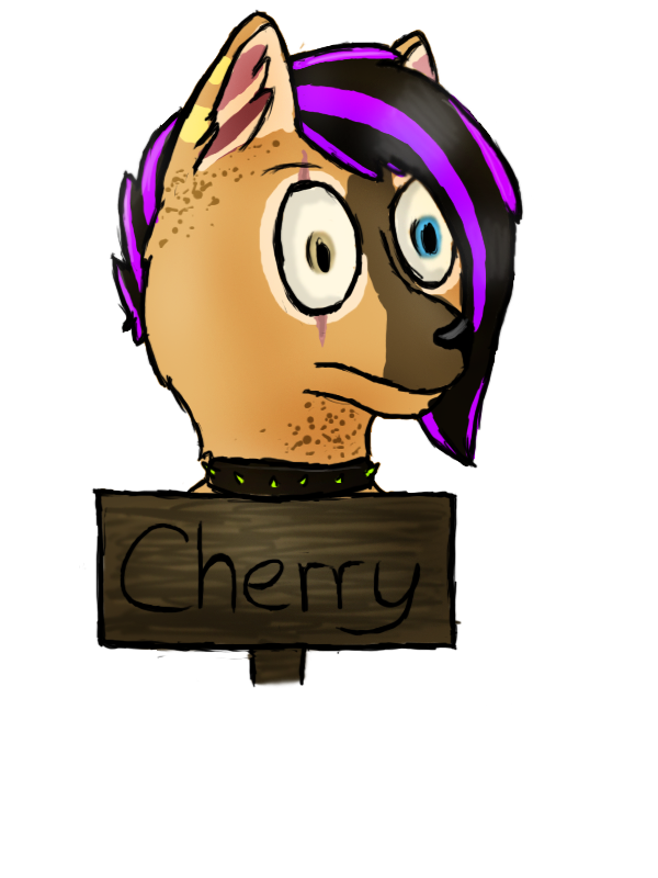 Art Trade with Foxface-x3 Cherry Fail xD