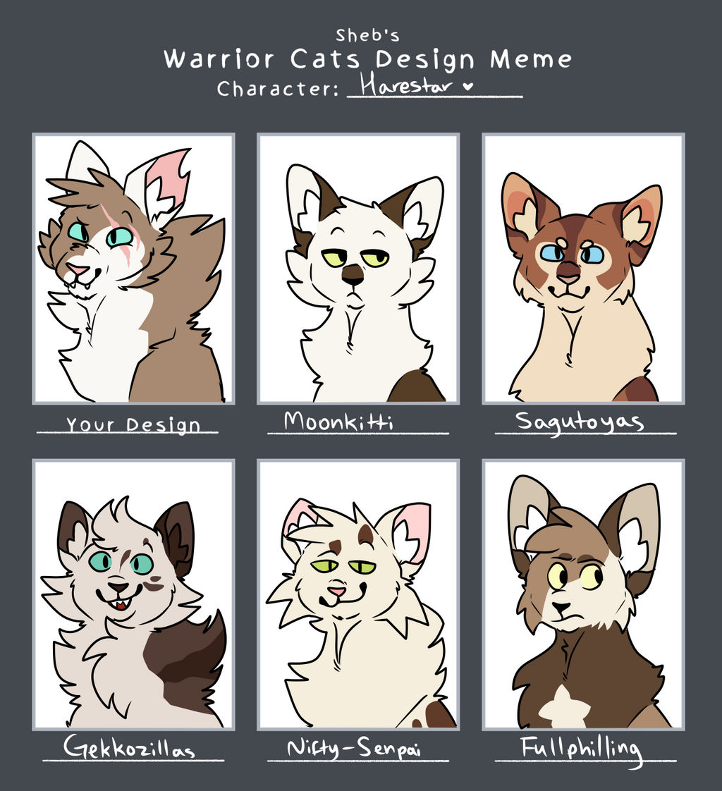 Warrior Cats Design Meme Harestar By Razmerry On Deviantart Warrior Cats Design Meme Harestar By Razmerry On Deviantart