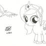 Filly Celestia and Philomena