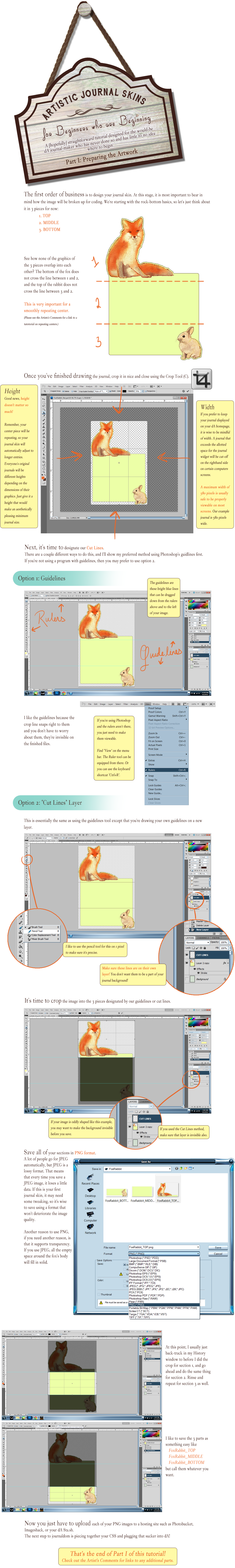 Artistic Journal Skins for Beginners: Pt I