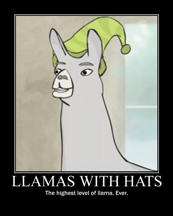 Llamas with Hats