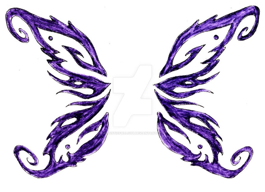Fallout Faeries Faerie Wing Design III by ArtisticFallout on DeviantArt