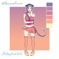 Dragongirl Adoptable [Open] by NatsumiKaine