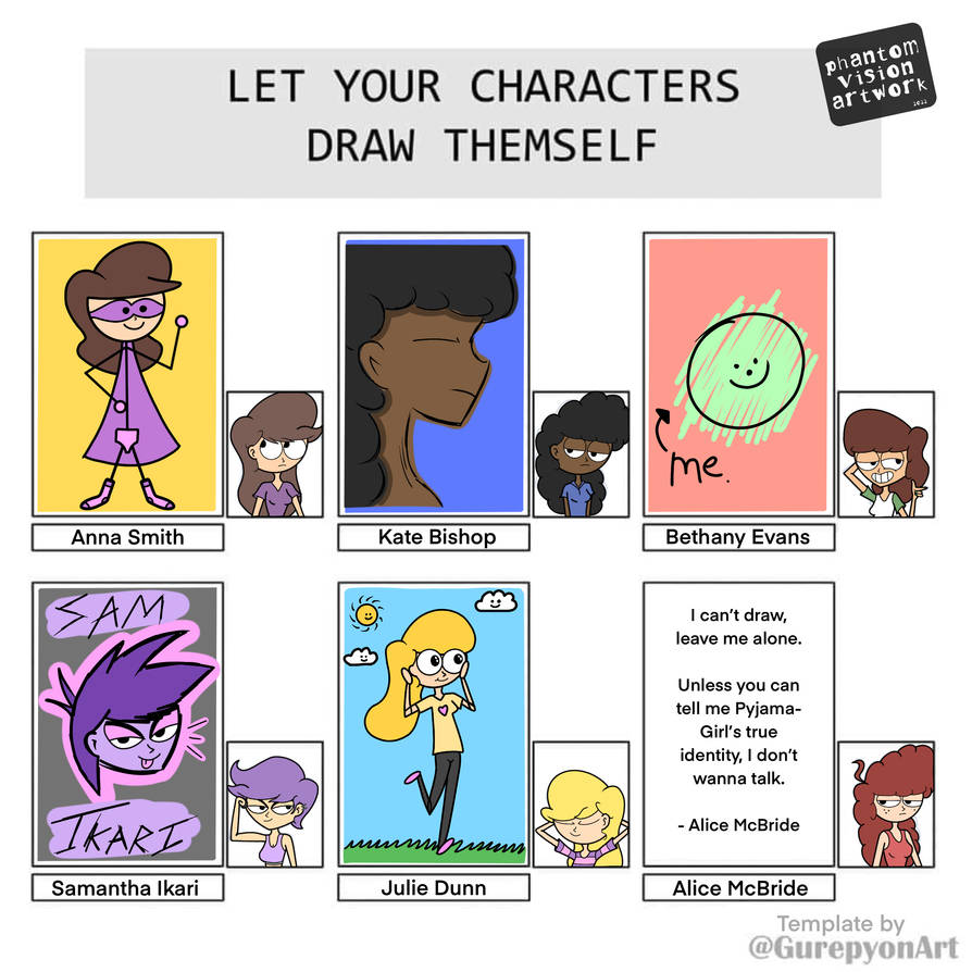 Deviantart Write Challenge Let the Characters Draw Themselves Challenge by LoriWArt on DeviantArt