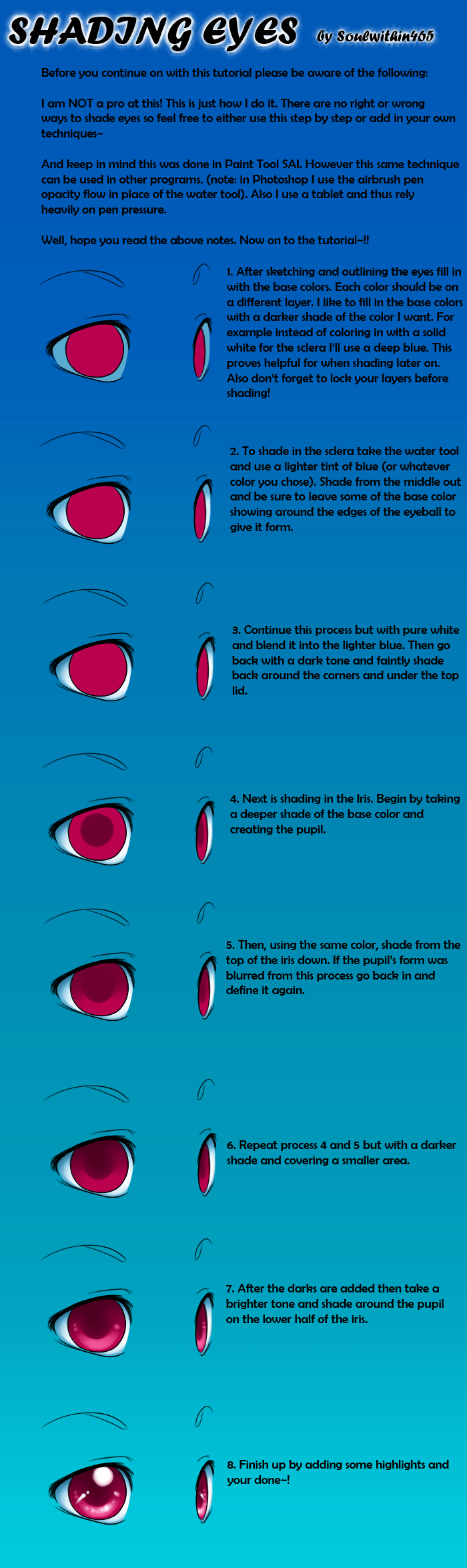 Shading Eyes Tutorial