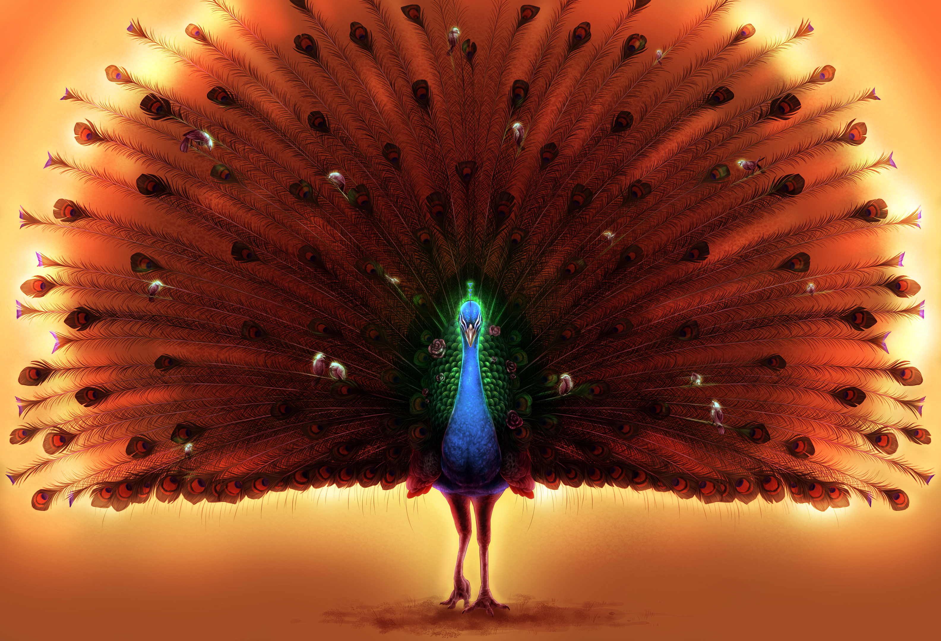 Peacock Deity