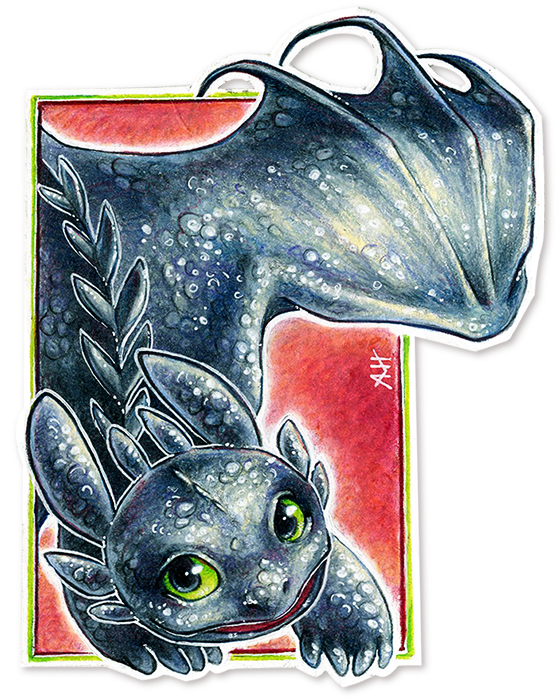 Toothless ACEO